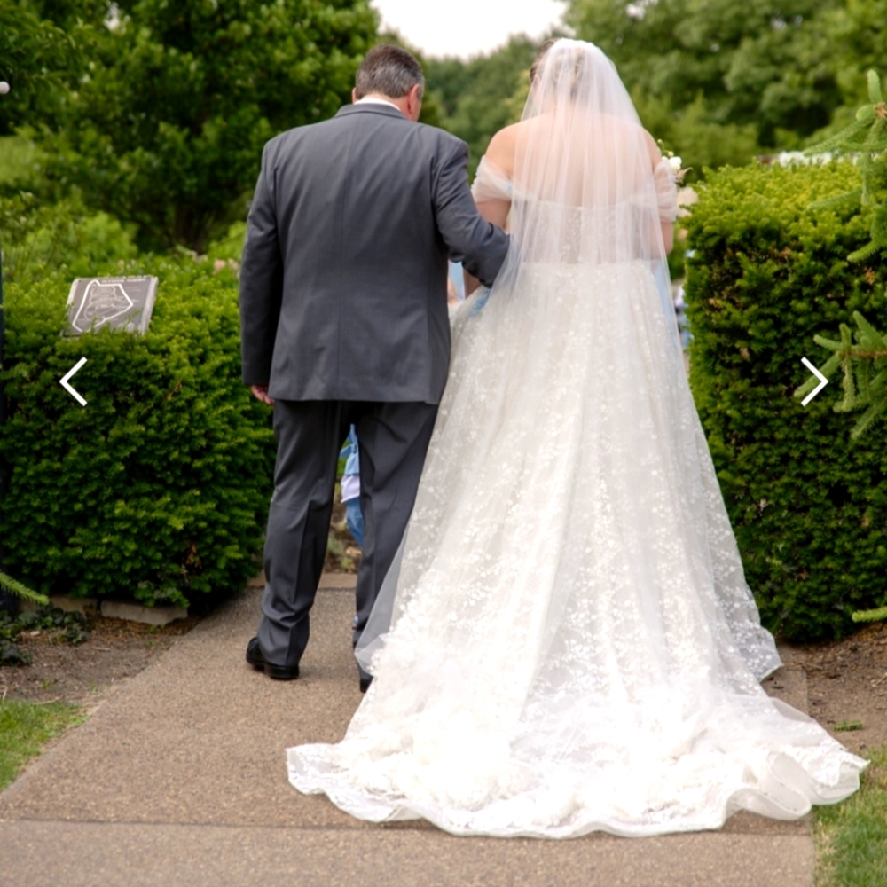 Allure custom wedding dress